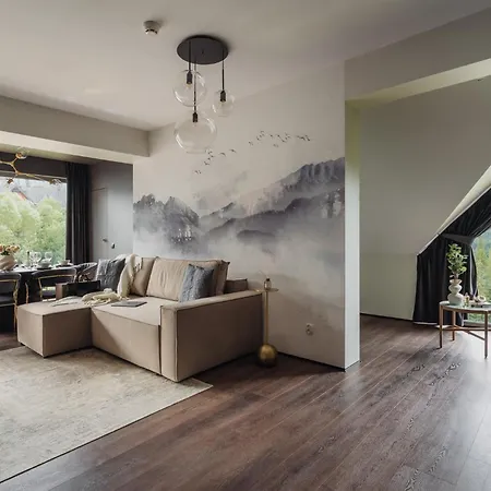 Апартаменты Cyrhla Mountain View With Heated Pool & Saunas By Bqqk